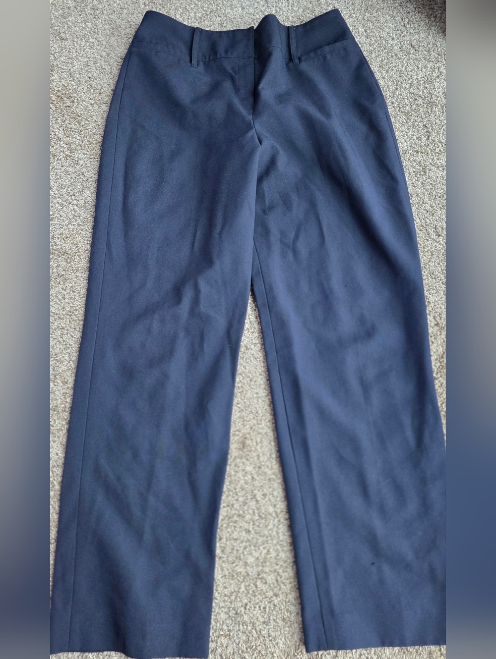 Larry Levine Straight Leg Pants in Navy